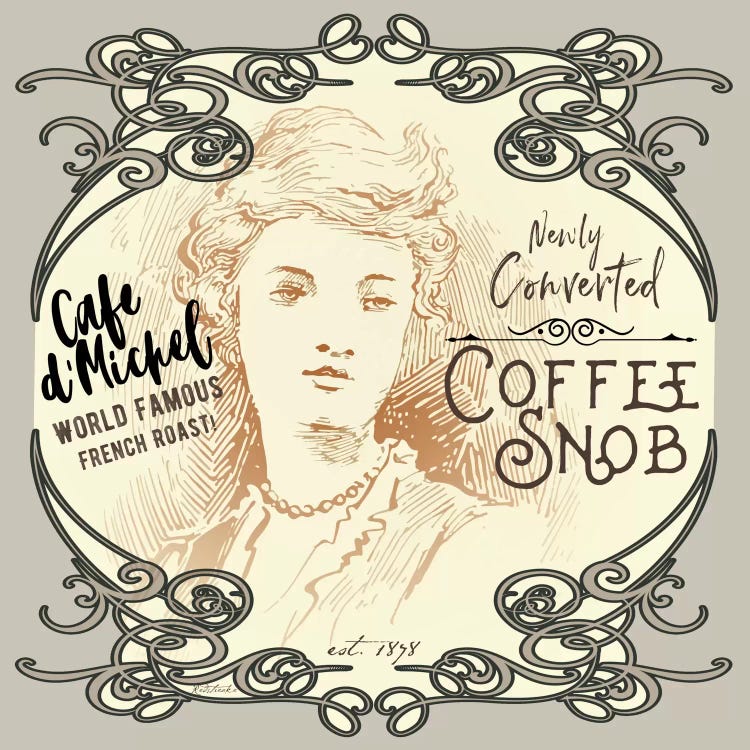 Vintage Collage: Coffee Snob