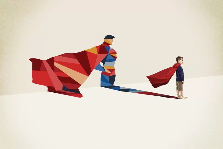 Walking Shadow Hero I by Jason Ratliff wall art