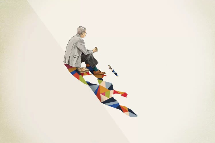 Walking Shadow Lunch by Jason Ratliff wall art