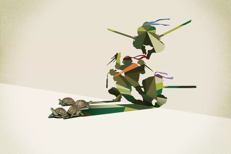 Walking Shadow Turtles by Jason Ratliff wall art