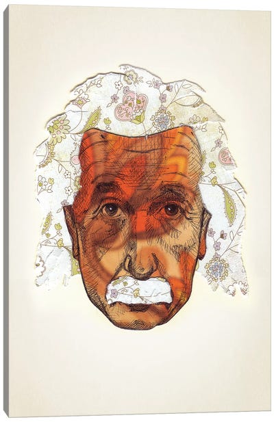 Einstein Canvas Art Print - Jason Ratliff