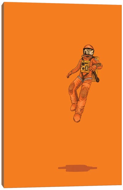 Float Out In Space Canvas Art Print - Groundhog Day