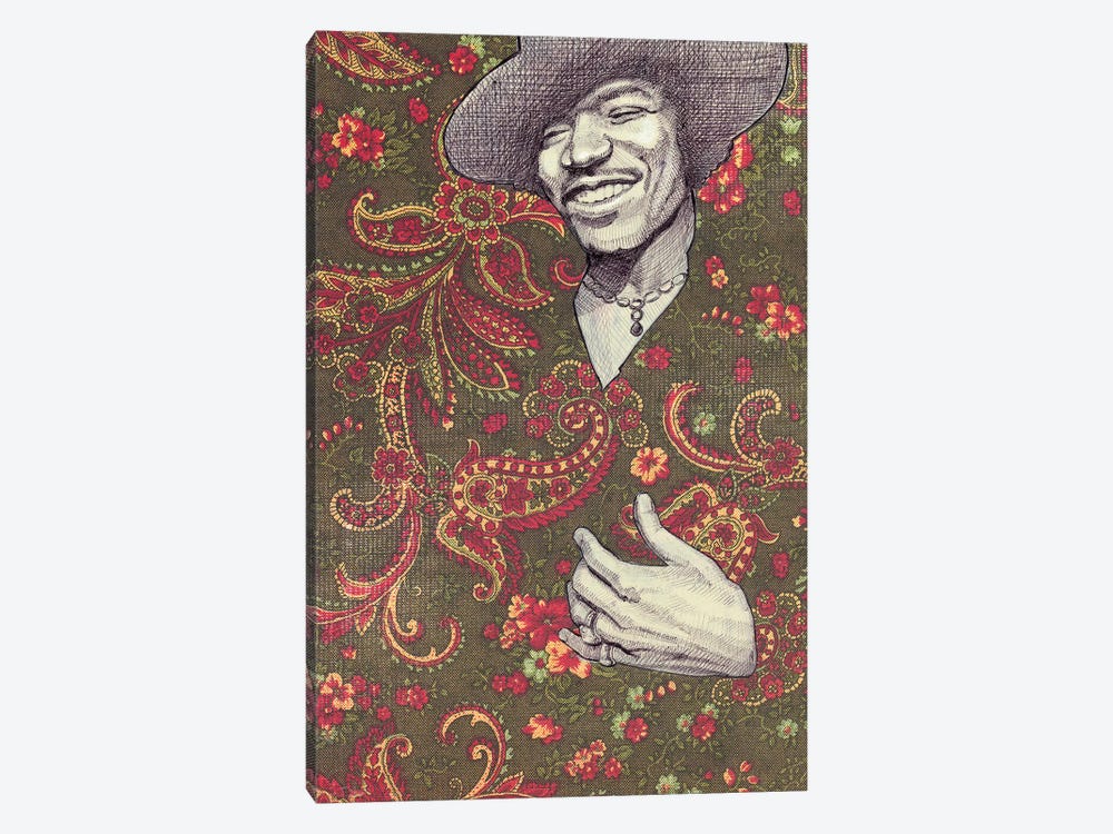 Hendrix by Jason Ratliff 1-piece Canvas Art Print