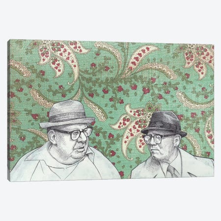 Old Men Canvas Print #JRF32} by Jason Ratliff Art Print