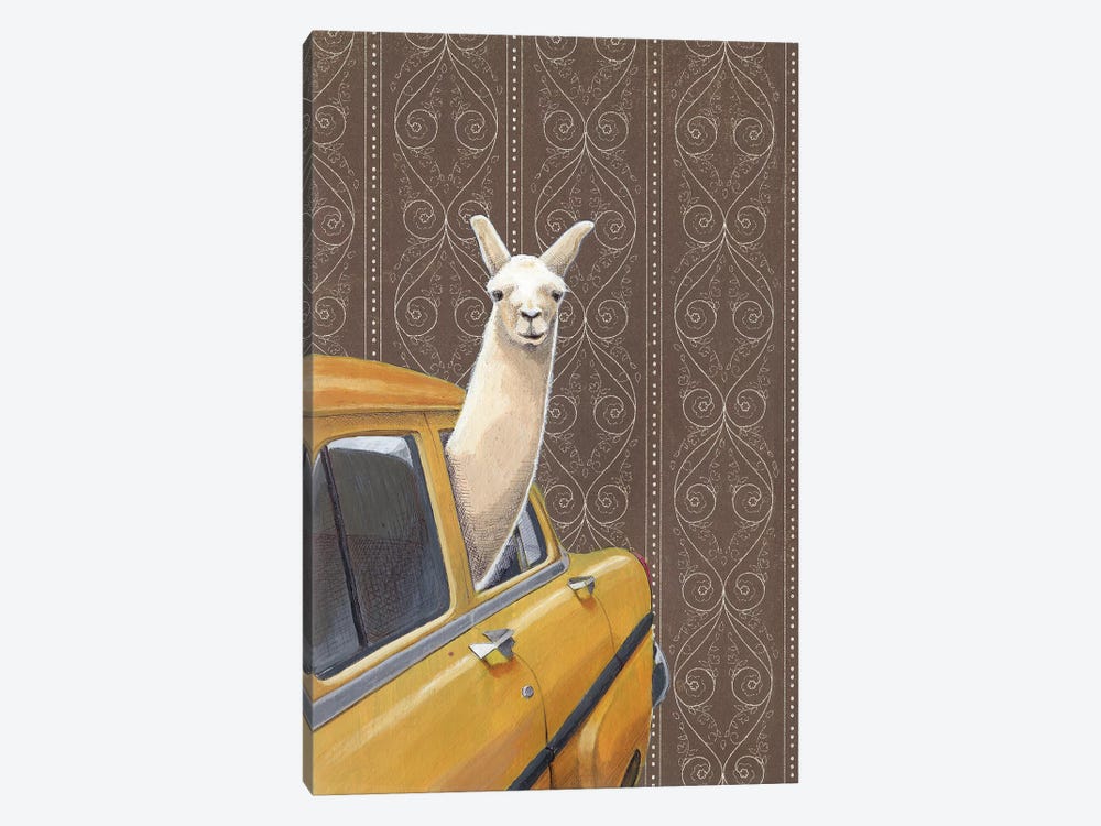 Taxin Llama by Jason Ratliff 1-piece Art Print