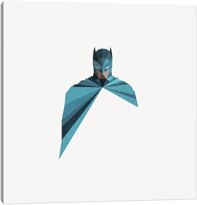 Dark As Knight Canvas Art Print - Justice League