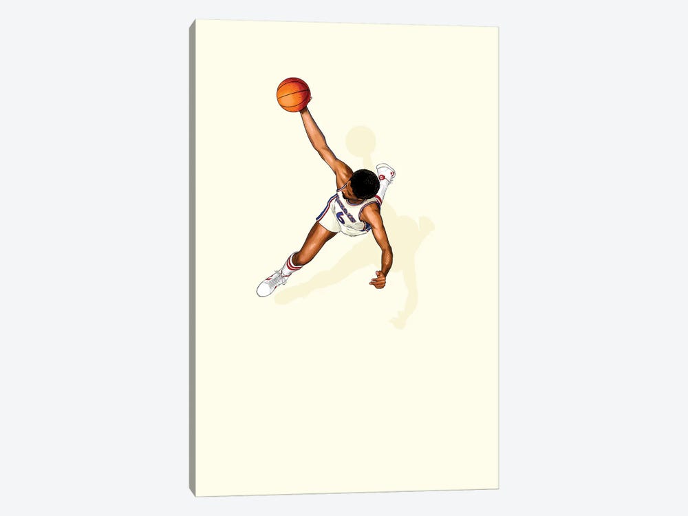 Frequent Fliers Dr J 1-piece Canvas Wall Art
