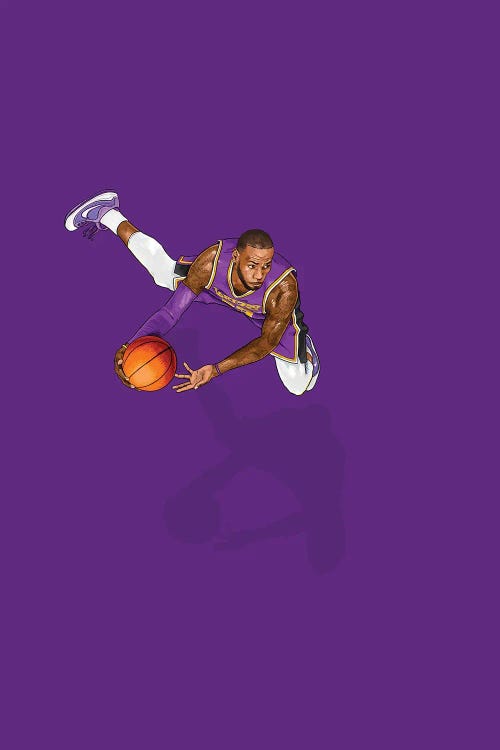 Frequent Fliers Lebron by Jason Ratliff wall art