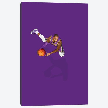 Frequent Fliers Lebron Canvas Print #JRF65} by Jason Ratliff Canvas Print