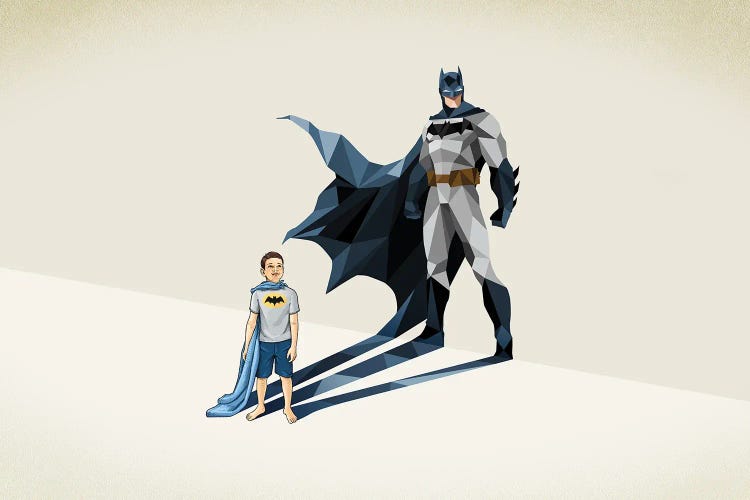 Super Shadows Dark Knight by Jason Ratliff wall art