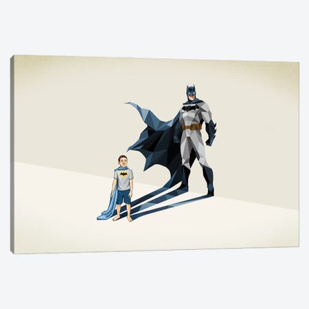 Super Shadows Dark Knight Canvas Print #JRF68} by Jason Ratliff Canvas Wall Art
