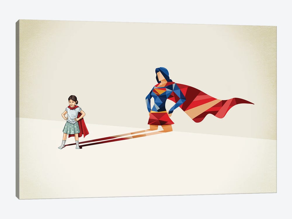 Super Shadows Heroine by Jason Ratliff 1-piece Canvas Artwork