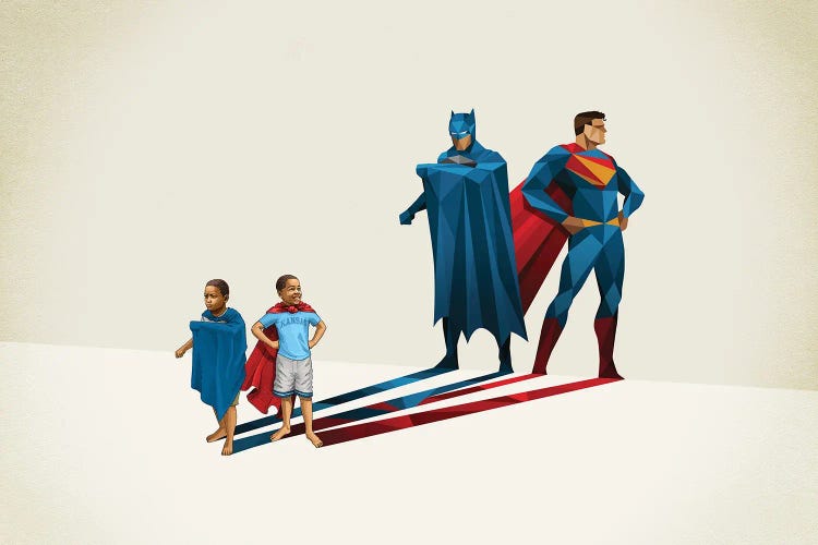 Super Shadows Neighborhoods Finest by Jason Ratliff wall art