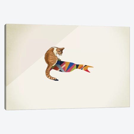 Walking Shadow Cat II Canvas Print #JRF8} by Jason Ratliff Canvas Art Print