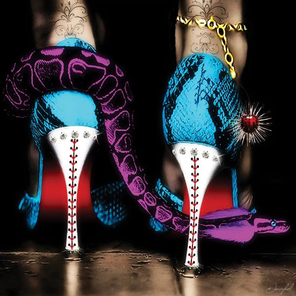 Snakes: High Heels by Jan Raphael