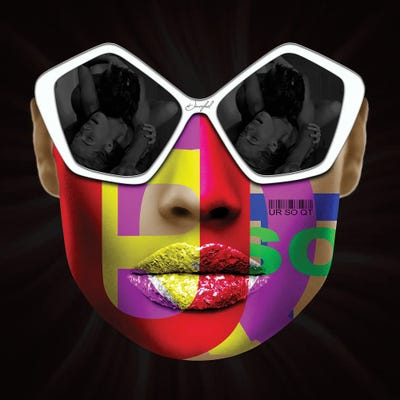 URSOQT Face by Jan Raphael metal wall art