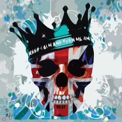 Skrull by Jan Raphael metal wall art