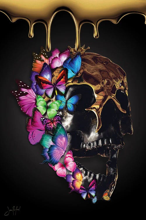 Skullfly by Jan Raphael wall art