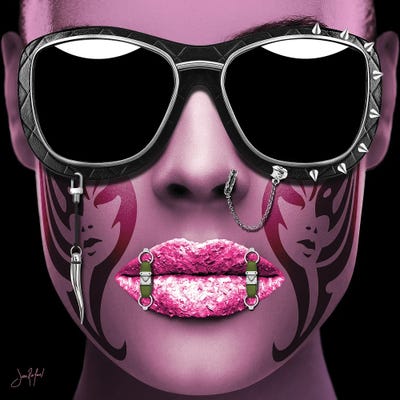 Angela by Jan Raphael metal wall art