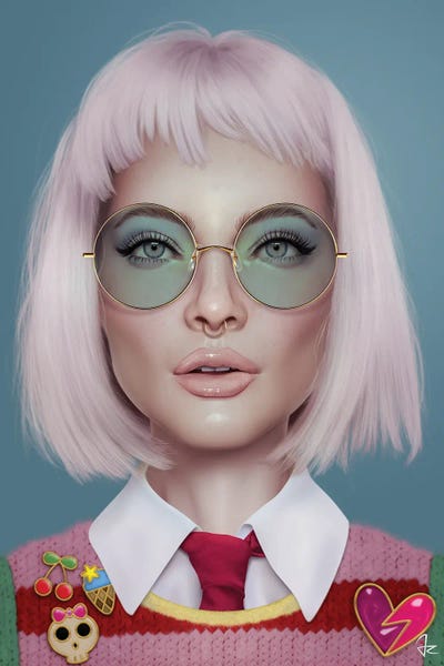 Preppy Pop Art: Looking for the Weekend by Giulio Rossi