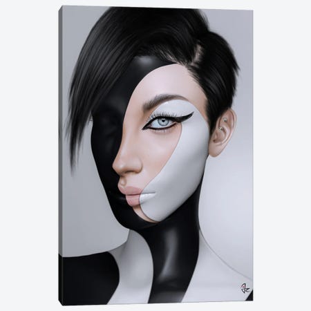 Vortex Mask Canvas Print #JRI105} by Giulio Rossi Canvas Print