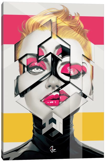 Shape II Canvas Art Print - Geometric Pop