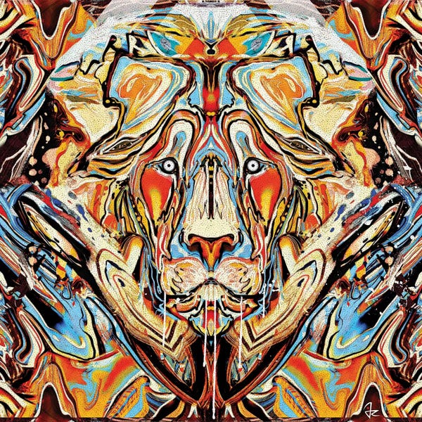 Wild Cats: Lion by Giulio Rossi