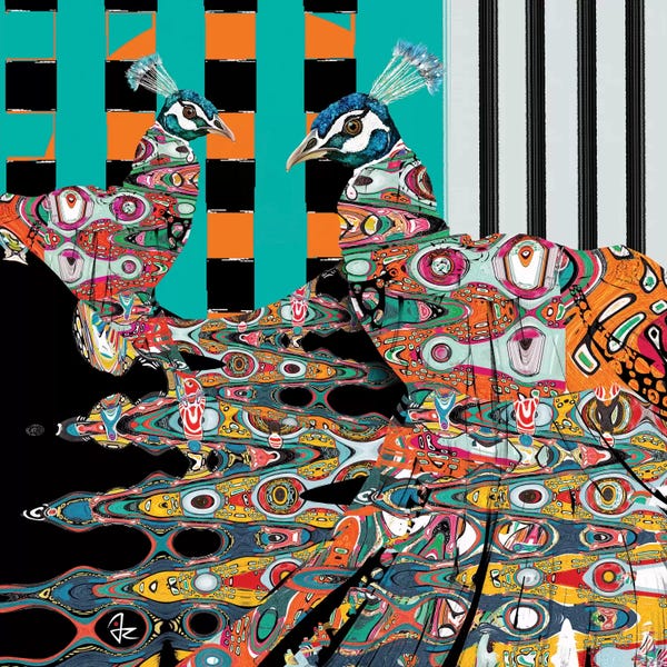 Giulio Rossi: Peacocks by Giulio Rossi