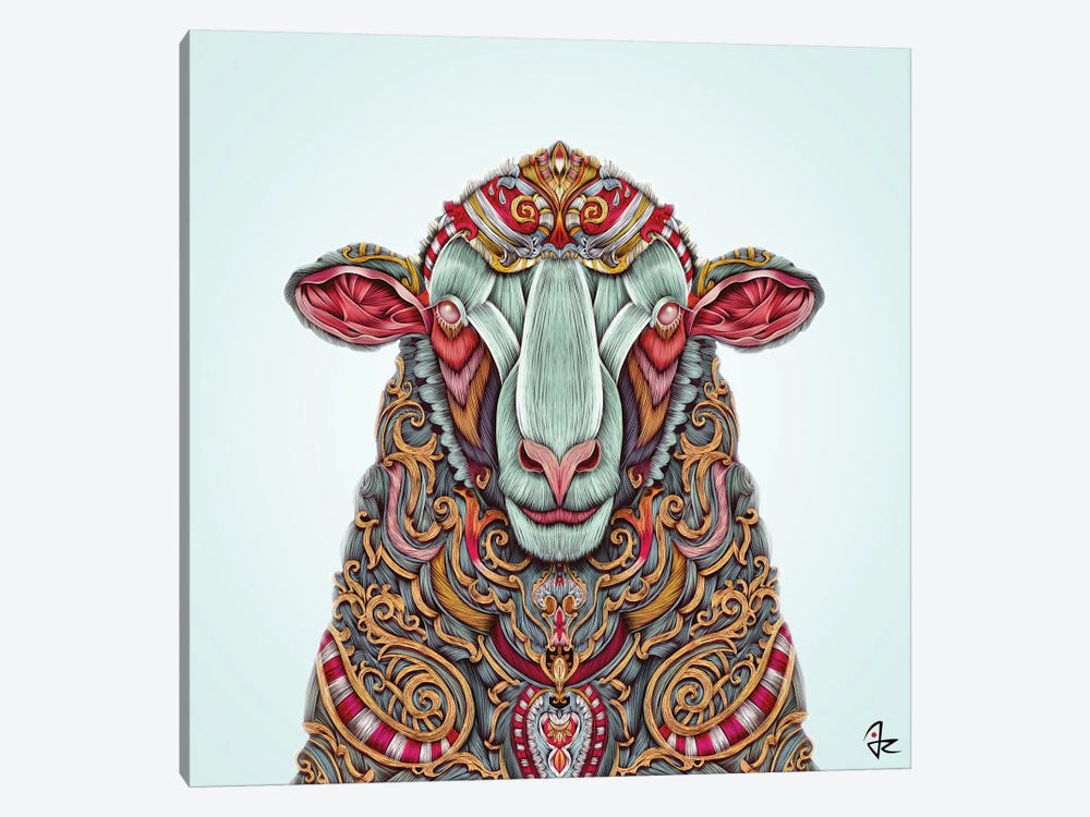 Sheep by Giulio Rossi 1-piece Canvas Artwork