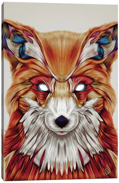 Firefox Canvas Art Print - Giulio Rossi