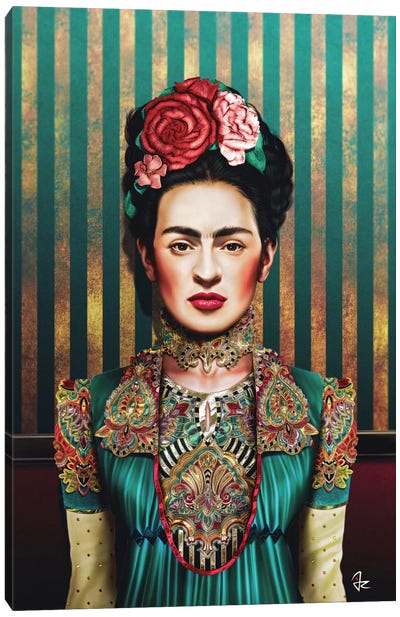 Frida Canvas Art Print - Inspirational & Motivational Art