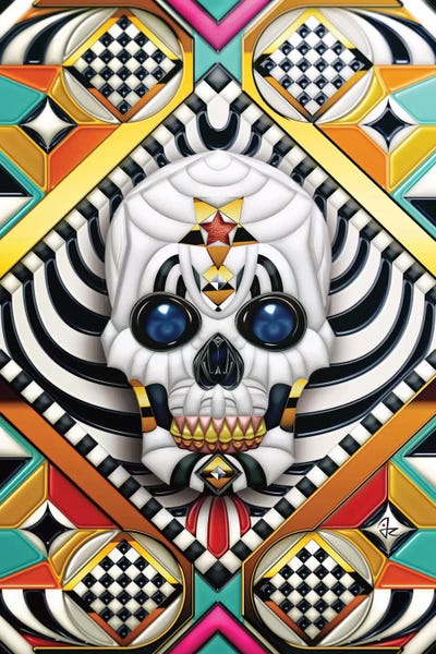 Skulls: Geometric Skull by Giulio Rossi