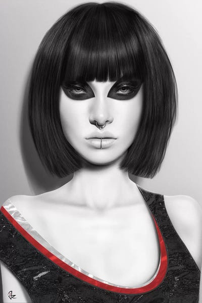 Black & White Pop Culture Art: Mist by Giulio Rossi