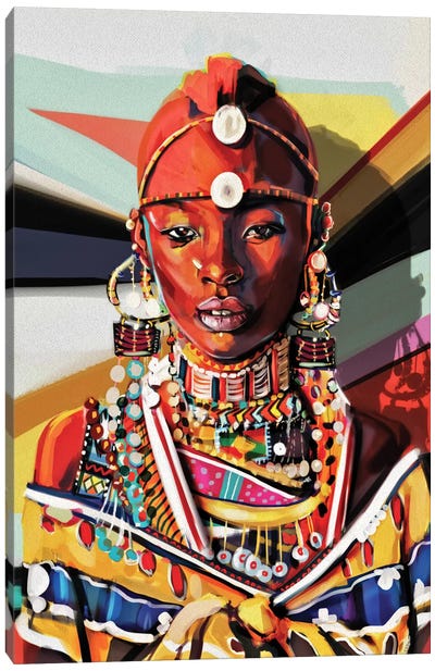 Kenya Canvas Art Print - African Culture