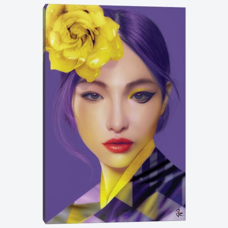 Ultra Violet Canvas Print #JRI79} by Giulio Rossi Canvas Wall Art