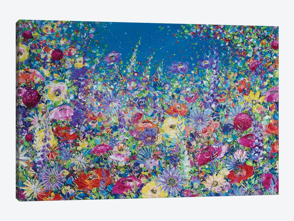 Heavenly Summer Floral by Jan Rogers 1-piece Canvas Artwork