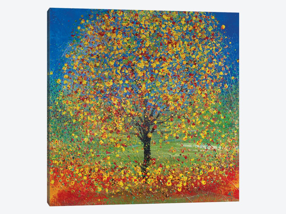 Autumnal Bloom by Jan Rogers 1-piece Canvas Print