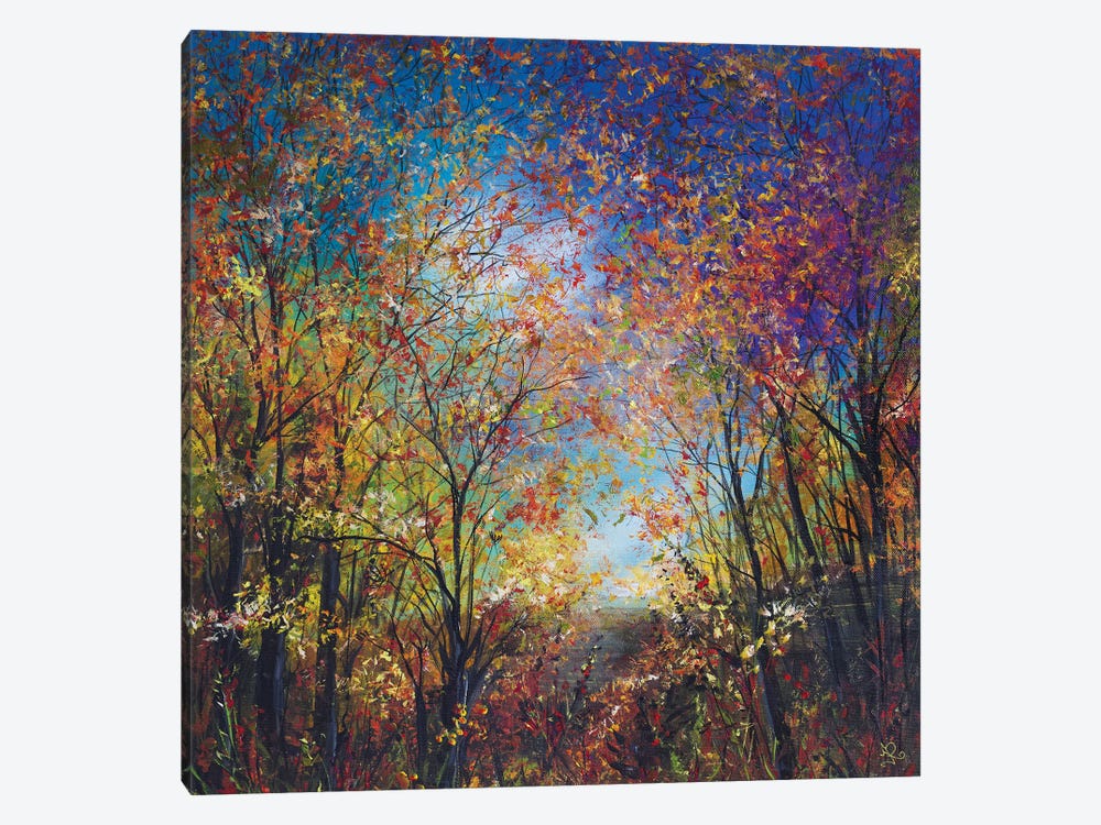 Autumnal Heath by Jan Rogers 1-piece Canvas Artwork