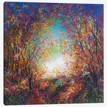 Autumnal Twilight Canvas Print #JRJ22} by Jan Rogers Canvas Artwork