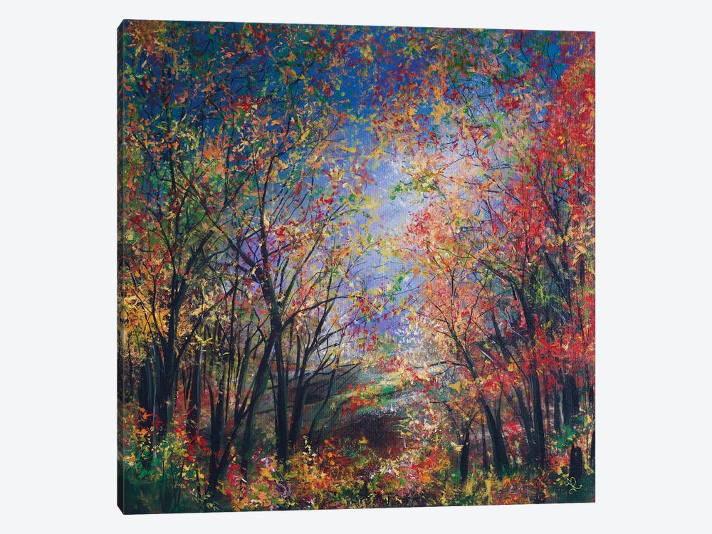 Autumnal Glen by Jan Rogers 1-piece Canvas Artwork