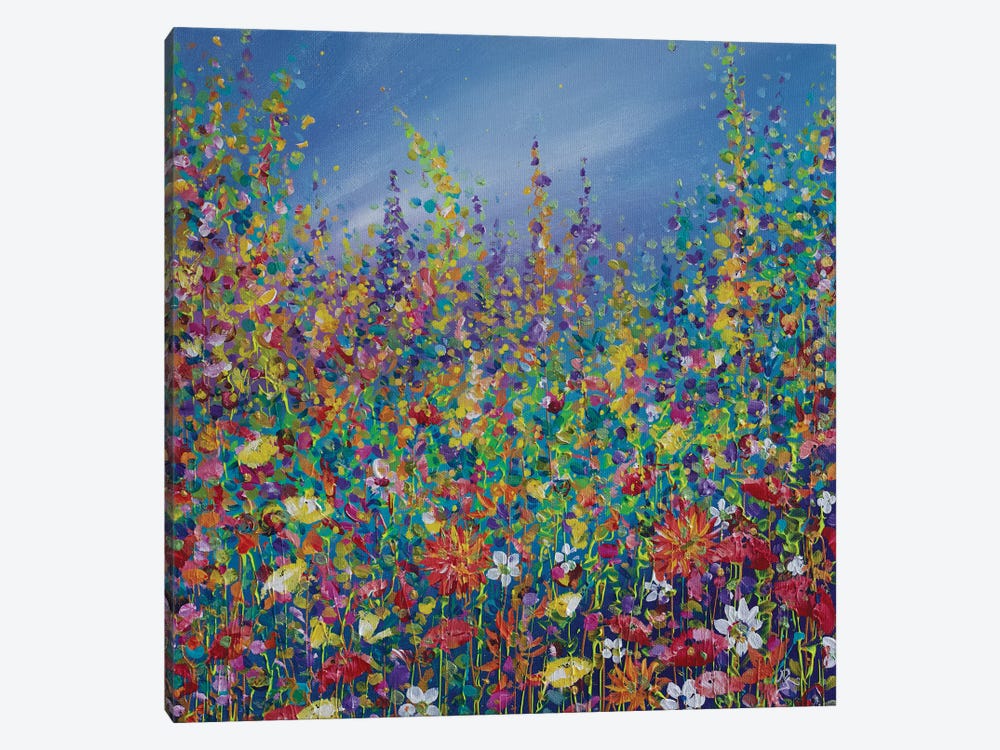 Garden Party Time by Jan Rogers 1-piece Canvas Wall Art