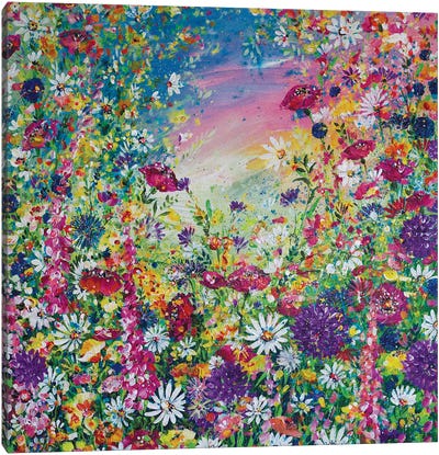 Dreamy Meadow Canvas Art Print - Jan Rogers