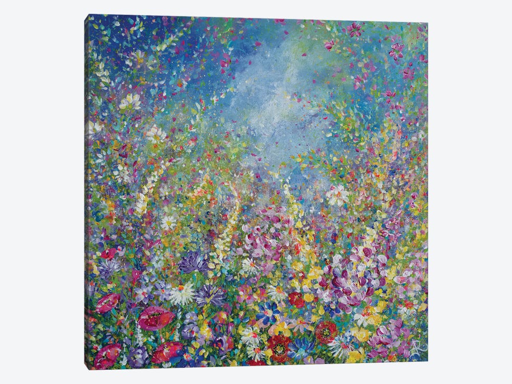 Glittering Garden by Jan Rogers 1-piece Canvas Print