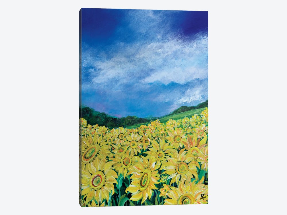 Sunflowers by Jan Rogers 1-piece Art Print