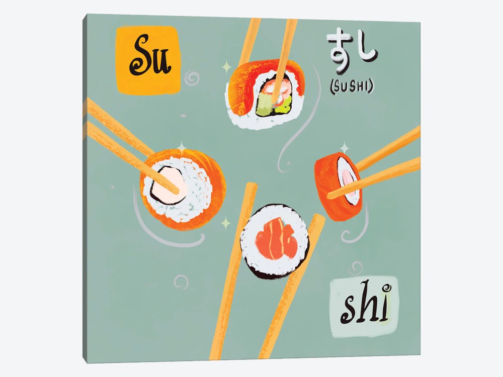 Sushi I by Juliet Rose Philips 1-piece Art Print