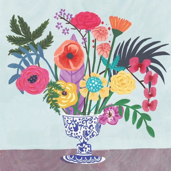Chinoiserie: Delft Bright Blooms by Juliet Rose Philips