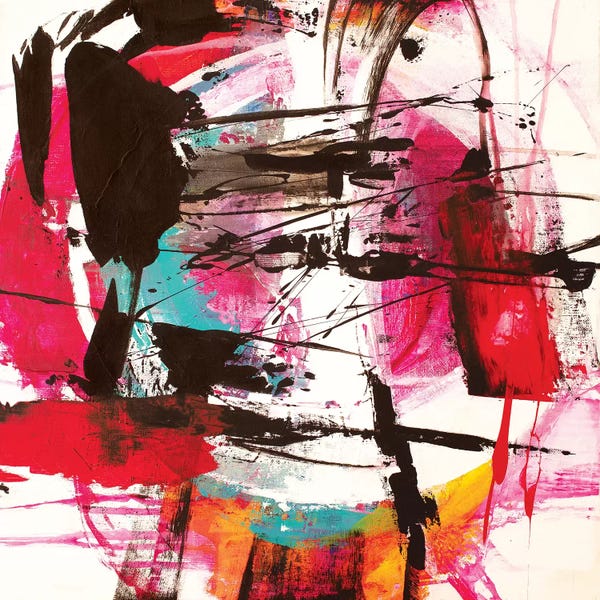 Jude Remedios: Pink River Running Wild by Jude Remedios