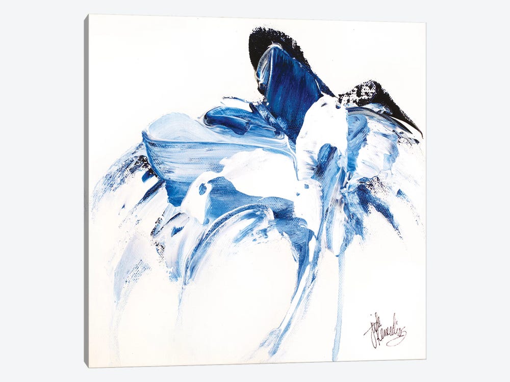 Tangled Blue III by Jude Remedios 1-piece Art Print