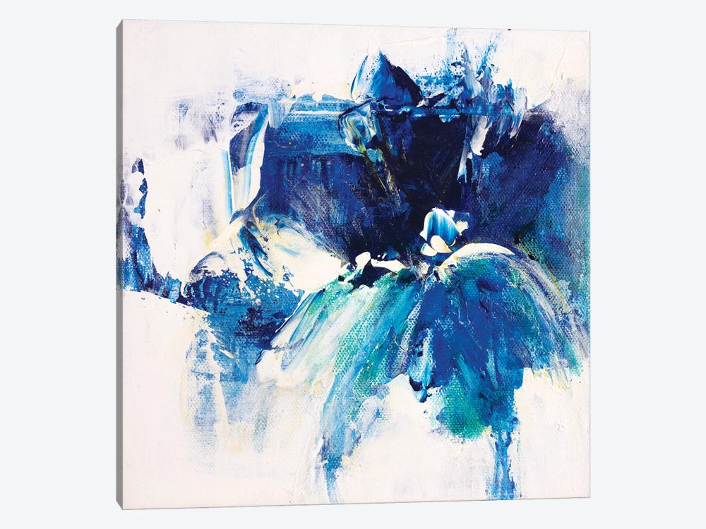 Tangled Blue VI by Jude Remedios 1-piece Canvas Art
