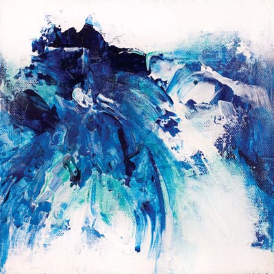 Tangled Blue VII by Jude Remedios canvas print